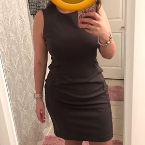Calvin Klein Gray Suit Dress